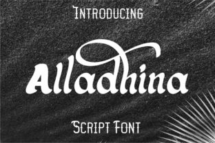 Alladhina Font for Web Design