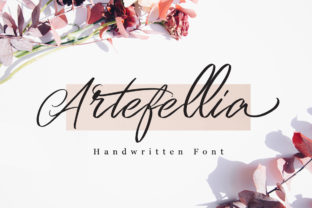Artefellia: A Romantic Script Font