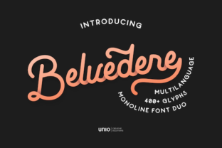 Belvedere Font: Vintage Elegance for Editorial Design
