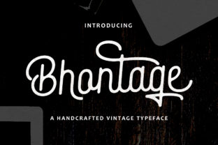 Bhontage Font for Creative Projects