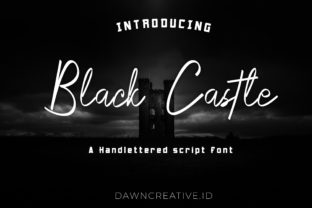 Black Castle Font for Web Design