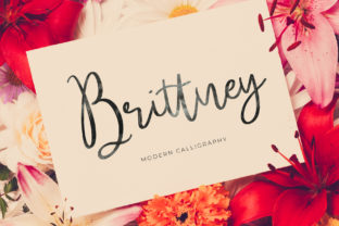 Brittney Font — Modern Calligraphy for Digital Design