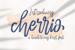 Cherrio Brush Font Review
