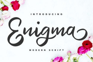 Enigma: A Vibrant Handwritten Font