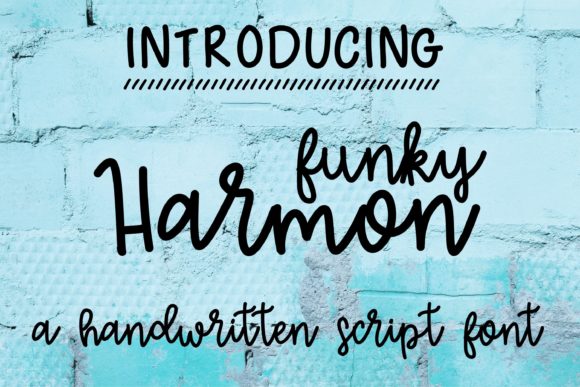 Funky Harmon Font: Playful Script for Creative Projects