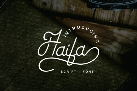 Haifa Font: A Sweet Sans Serif for Stylish Craft Projects