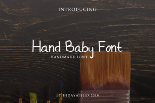 Hand Baby Font for Creative Makers