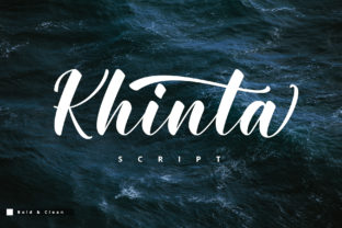 Khinta Script Font for Business Branding