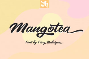 Mangotea: Bold Script Font for Web Design