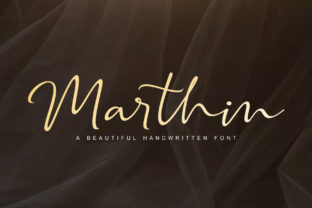 Marthin: A Handwritten Font for Creative Projects