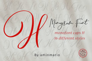 Monogram H Monofont Caps H