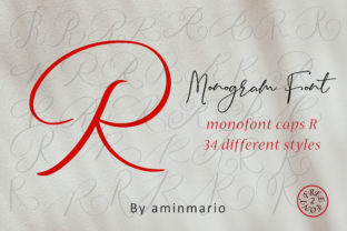 Monogram R Monofont Caps R