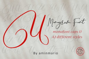 Monogram U Monofont Caps U
