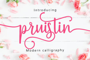Pruistin Font: A Beautiful Handwritten Typeface for Makers