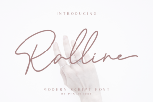 Ralline Handwritten Font for Craft and Commercial Projects